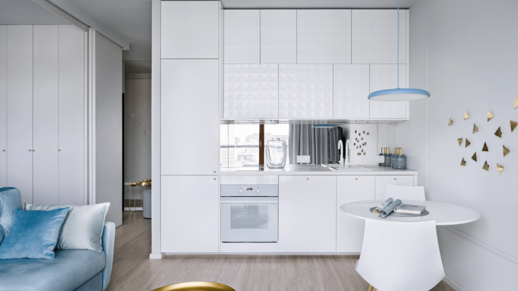 przytulna otwarta kuchnia