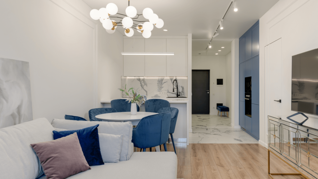 kuchnia otwarta na salon